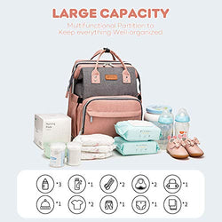 Pañalera multifuncional, con cambiador y correas para cochecito
