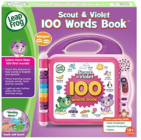 Libro electrónico con más de 100 palabras en Inglés y Español