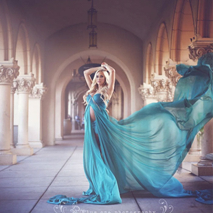 Vestido de Maternidad Heart Blue