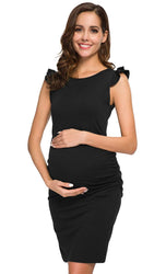 Vestido de maternidad c/vuelos