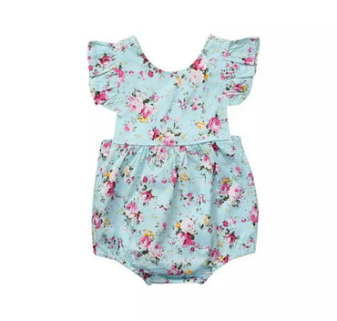 Baby romper floreado