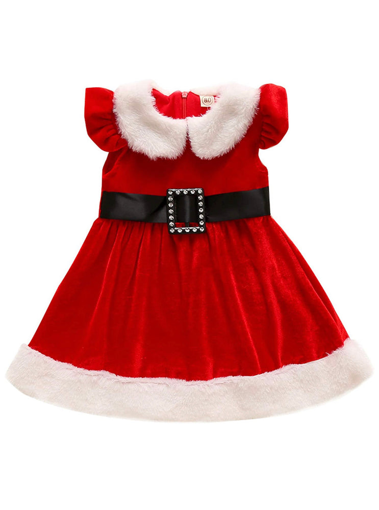 Vestido baby Santa terciopelo
