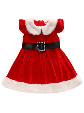 Vestido baby Santa terciopelo