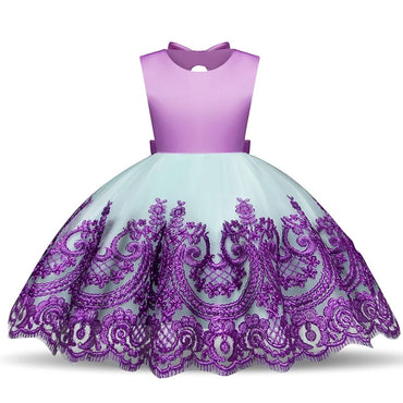 Vestido de fiesta con doble lazo