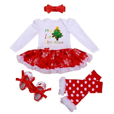 Conjunto 4 piezas mi primera navidad