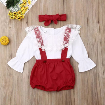 Conjunto de 3 piezas de encaje