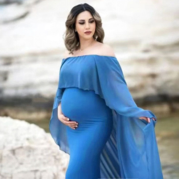 Vestido de Maternidad Blue Cape