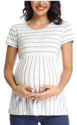 Blusa de maternidad c/mangas cortas