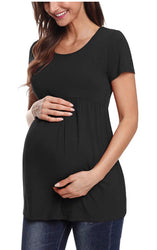 Blusa de maternidad c/mangas cortas