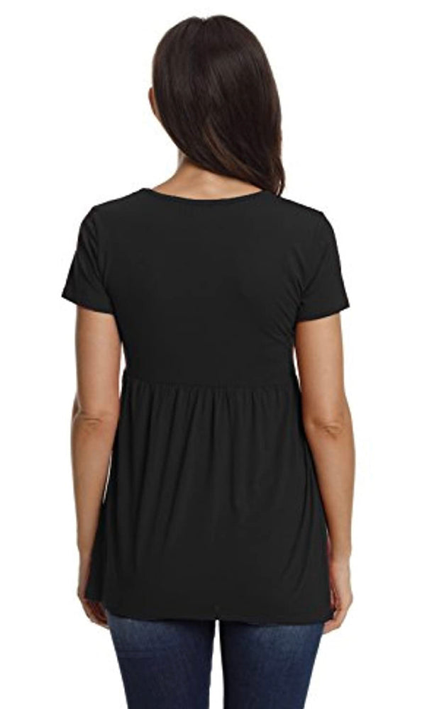 Blusa de maternidad c/mangas cortas