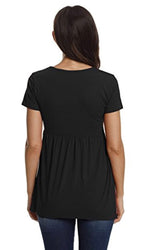 Blusa de maternidad c/mangas cortas