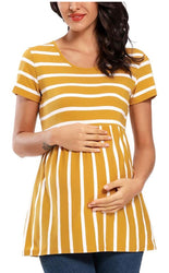 Blusa de maternidad c/mangas cortas