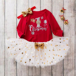 Conjunto mi primera navidad con tutu
